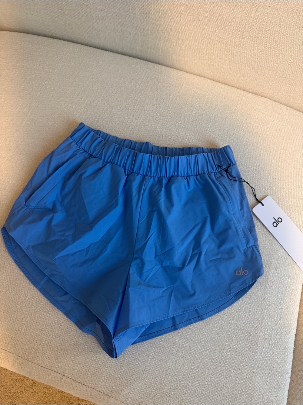 ALO Yoga Blue Women's Athletic Shorts